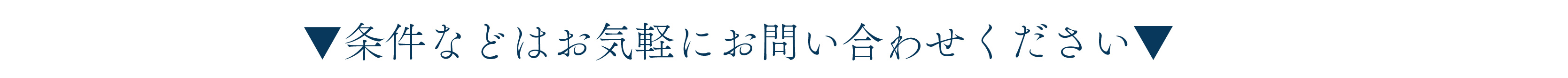▼条件などはお気軽にお問い合わせください▼
